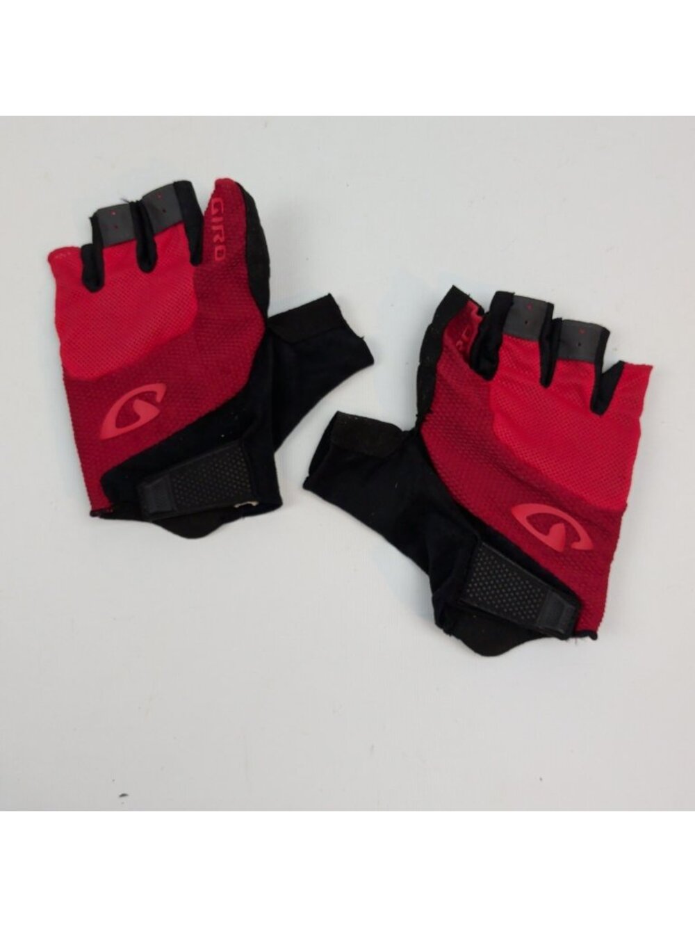 Giro Bravo Gel Adult Sz L Road Cycling / MTB Bike Gloves Red / Black Performance